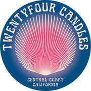 TwentyFour Candles ~ Small Batch Hand Poured Glitter Soy Candles logo
